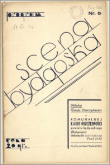 [Program:] Scena bydgoska. Sezon 1935/36, 1936-03-14
