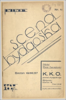 [Program:] Scena bydgoska. Sezon 1936/37