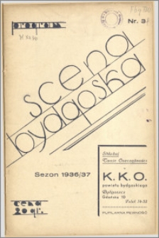 [Program:] Scena bydgoska. Sezon 1936/37, 1936-12-31
