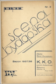 [Program:] Scena bydgoska. Sezon 1937/38