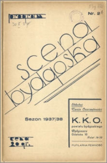 [Program:] Scena bydgoska. Sezon 1937/38, 1937-10-30