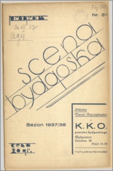 [Program:] Scena bydgoska. Sezon 1937/38, 1937-12-26