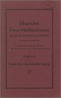 Dregersches Privat-Mädchen-Lyzeum und private Koedukations-Volksschule mit deutscher Unterrichtssprache in Bydgoszcz