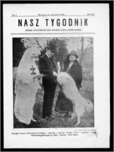 Nasz Tygodnik 1926, R. III, nr 2