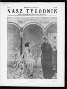 Nasz Tygodnik 1926, R. III, nr 12