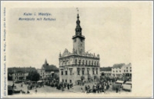 Kulm i. Westpr. Marktplatz mit Rathaus