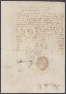 Stefan król polski uwalnia mieszczan żyżmorskich od płacenia podatku na 4 lata (1581-1584) z powodu pożaru miasta w listopadzie 1580 roku