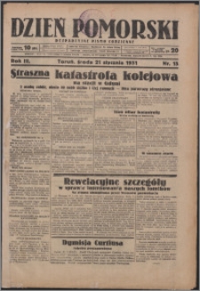 Dzień Pomorski 1931.01.21, R. 3 nr 15