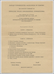 [Zaproszenie. Incipit] Zarząd Towarzystwa Naukowego w Toruniu ma zaszczyt zaprosić na Doroczne Walne Zgromadzenie Towarzystwa ... 20 lutego 1967 roku
