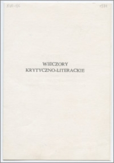 [Zaproszenie. Incipit] Towarzystwo Naukowe w Toruniu, Związek Literatów Polskich Oddział w Toruniu, WBP i Książnica Miejska im. M. Kopernika w Toruniu zapraszają uprzejmie na IV Wieczór Krytyczno-literacki ... 16 grudnia 1977 roku