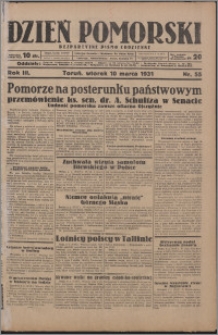 Dzień Pomorski 1931.03.10, R. 3 nr 55