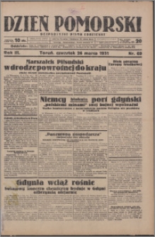 Dzień Pomorski 1931.03.26, R. 3 nr 69