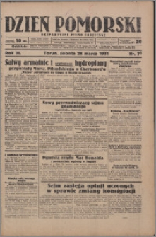 Dzień Pomorski 1931.03.28, R. 3 nr 71