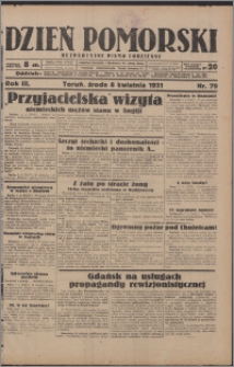 Dzień Pomorski 1931.04.08, R. 3 nr 79