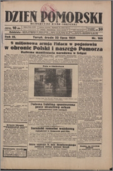 Dzień Pomorski 1931.07.22, R. 3 nr 165