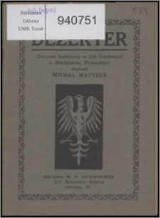 Dezerter : obrazek sceniczny z niedalekiej przeszłości dwóch odsłonach