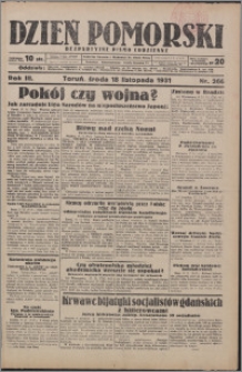 Dzień Pomorski 1931.11.18, R. 3 nr 266