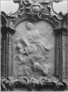 Boćki. Kościół św. Józefa Oblubieńca i św. Antoniego z Padwy, relikwiarz - fragment