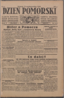 Dzień Pomorski 1933.10.201, R. 5 nr 242