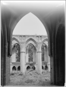 Chojna. Ruiny Kościoła Mariackiego - wnętrze