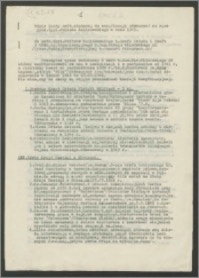 Odpis listy osób, złożonej do weryfikacji odznaczeń na ręce ppłk. dypl. Juliana Krzyżanowskiego w roku 1965