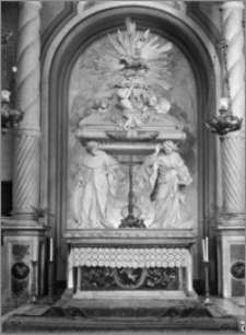 Kraków [Kościół pw. św. Anny – fragment konfesji, sztukateria autorstwa Baltazara Fontany]