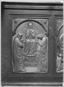 Chojnów. Kościół pw. Niepokalanego Poczęcia Najświętszej Marii Panny. Ołtarz boczny - fragment
