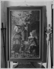 Kraków. Kościół Wniebowzięcia NMP (Bazylika Mariacka). Skarbiec. Obraz „Zwiastowanie” Jakoba Mertensa (ok. 1600)
