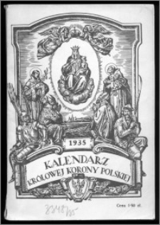 Kalendarz Kościelny dla Parafji Tuliszków na Rok 1935