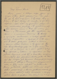 List Stanisława Kiałki z dnia 20 lutego 1968 roku