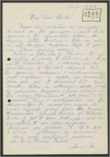 List Stanisława Kiałki z dnia 25 października 1968 roku