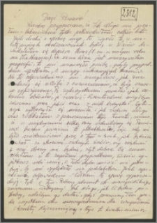 List Stanisława Kiałki z 6 stycznia 1974 roku