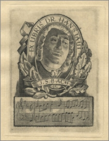 Ex libris Dr Hans Laut : J. S. Bach