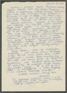List Sabiny Korejwo z dnia 20 listopada 1970 roku