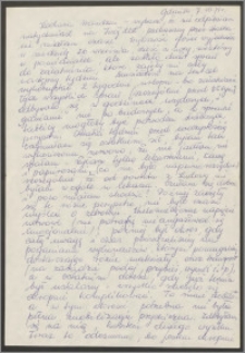 List Sabiny Korejwo z dnia 7 października 1971 roku