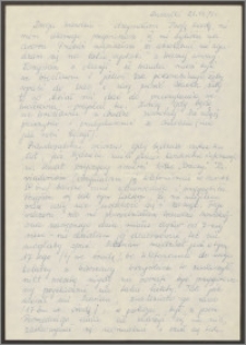 List Sabiny Korejwo z dnia 21 listopada 1971 roku