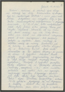 List Sabiny Korejwo z dnia 16 października 1972 roku