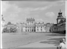 Warszawa. Wilanów. Muzeum Pałacu Jana III, widok na Korpus Główny od strony zachodniej