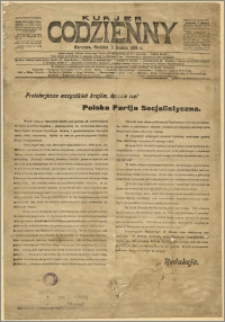 Kurier Codzienny - Warszawa, 3. grudnia 1905 r. : Proletariusze wszystkich krajów łączcie się!