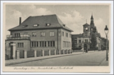 Lauenburg i. Pom. : Paradebrüke mit Reichsbank
