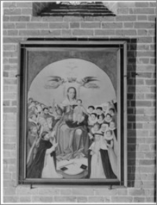 Sandomierz. Kościół św. Jakuba. Wnętrze. Obraz „Matka Boża Różańcowa” (Adoracja Matki Bożej Różańcowej przez Wszystkie Stany Kościoła)
