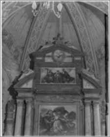 Zduńska Wola – kościół parafialny pw. Wniebowzięcia Najświętszej Maryi Panny [fragment ołtarza głównego]