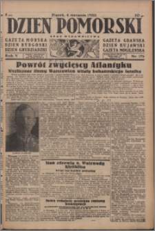 Dzień Pomorski 1933.08.04, R. 5 nr 176