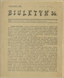 Biuletyn 56. 18 stycznia 1918 r.