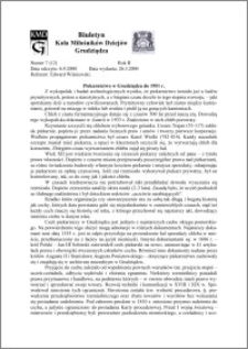 Biuletyn Koła Miłośników Dziejów Grudziądza 2004, Rok 2, nr 7(12) : Piekarnictwo w Grudziądzu do 1951 r.