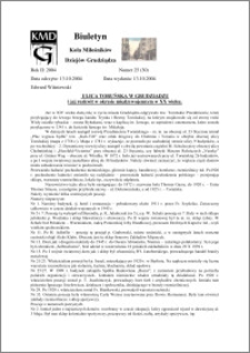 Biuletyn Koła Miłośników Dziejów Grudziądza 2004, Rok 2, nr 25(30) : Ulica Toruńska w Grudziądzu i jej rozkwit w okresie międzywojennym w XX wieku