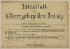 Extrablatt der Oberzgebirgischen Zeitung