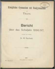 Bericht über das Schuljahr 1896/97 [...]