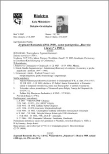 Biuletyn Koła Miłośników Dziejów Grudziądza 2007, Rok 5, nr 23(136) : Zygmunt Roniarski (1916-1989), autor pamiętnika „Bez wiz i dewiz” z 1983 r.