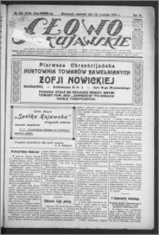 Słowo Kujawskie 1923, R. 6, nr 204